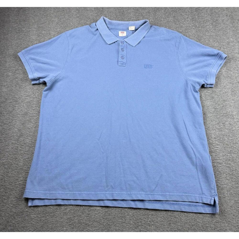 Levi's Men's Light Blue Polo Shirt XXL‎